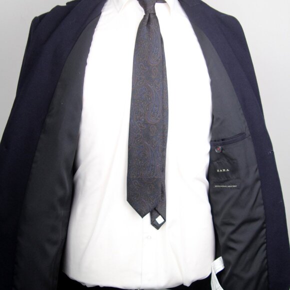 Zara Navy Blue Blazer - Picture 5 of 14
